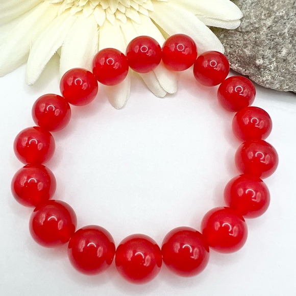 RED JADE BRACELET - Picture 6 of 6